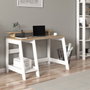 Hanah Home Escritorio de Estudio Blanco y Roble